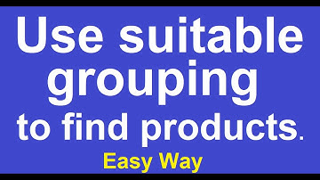 Use suitable grouping , to find each of the following products.
