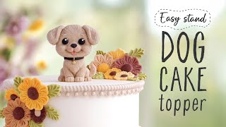 Make A Cute Dog Cake Topper With This Mould