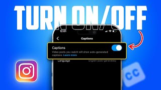 How To Turn On or OFF Automatic Captions in Instagram on an iPhone | Add Auto-Captions