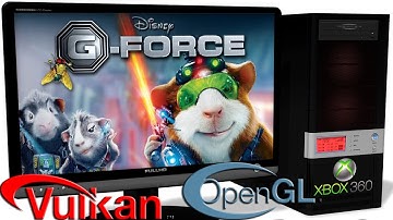 XENIA Xbox 360 Emulator - G-Force (2009). Ingame. Vulkan/OpenGL. Test #5