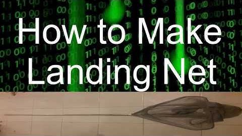 DIY , Homemade , landing net