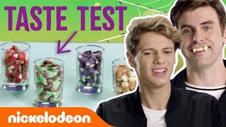 Candy Corn Halloween Taste Test ft. Jace Norman \& Cooper Barnes | #NickStarsIRL