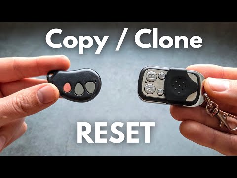 How To Reset & Clone Code - 4 Channel Remote Control Rf Key 433mhz / 315
