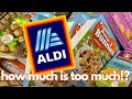 Postholiday clearance   weekly aldi family grocery haul april 2024