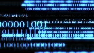 Celebrity A screen display of streaming binary numbers (loop) Wealth