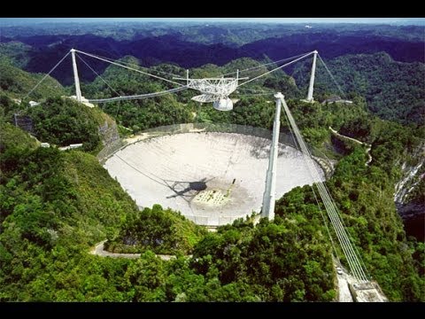 Arecibo Observatory, Puerto Rico's famous radio telescope, is battered by Hurricane Maria