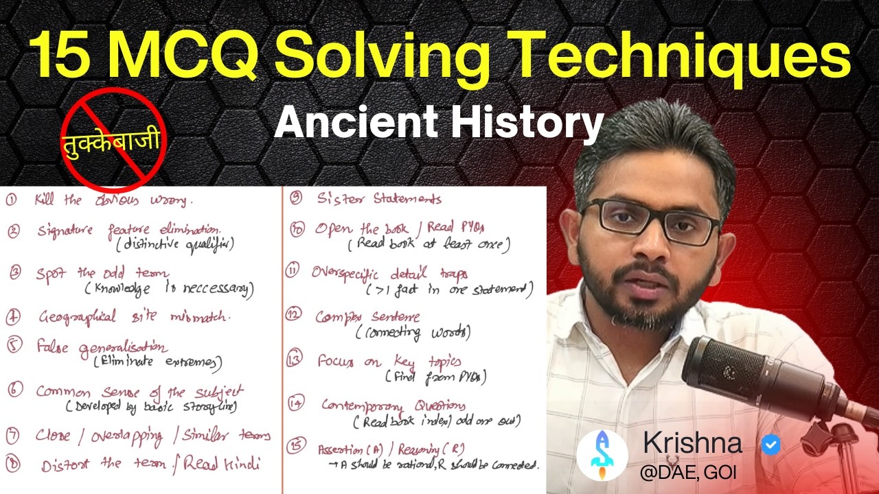 15 MCQ Solving Techniques to Solve Ancient History Fast and Accurately ...