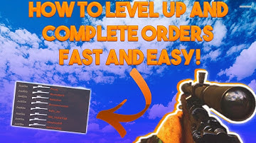 How To Level  Up And Complete Orders Fast And Easy in COD WW2!