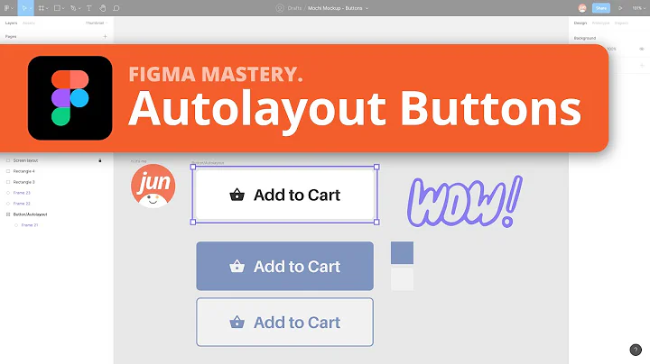 Figma Tips ⚡ - Autolayout Buttons