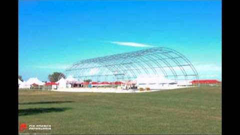 Norseman Structures Fabric Building Installation |Time Lapse Video