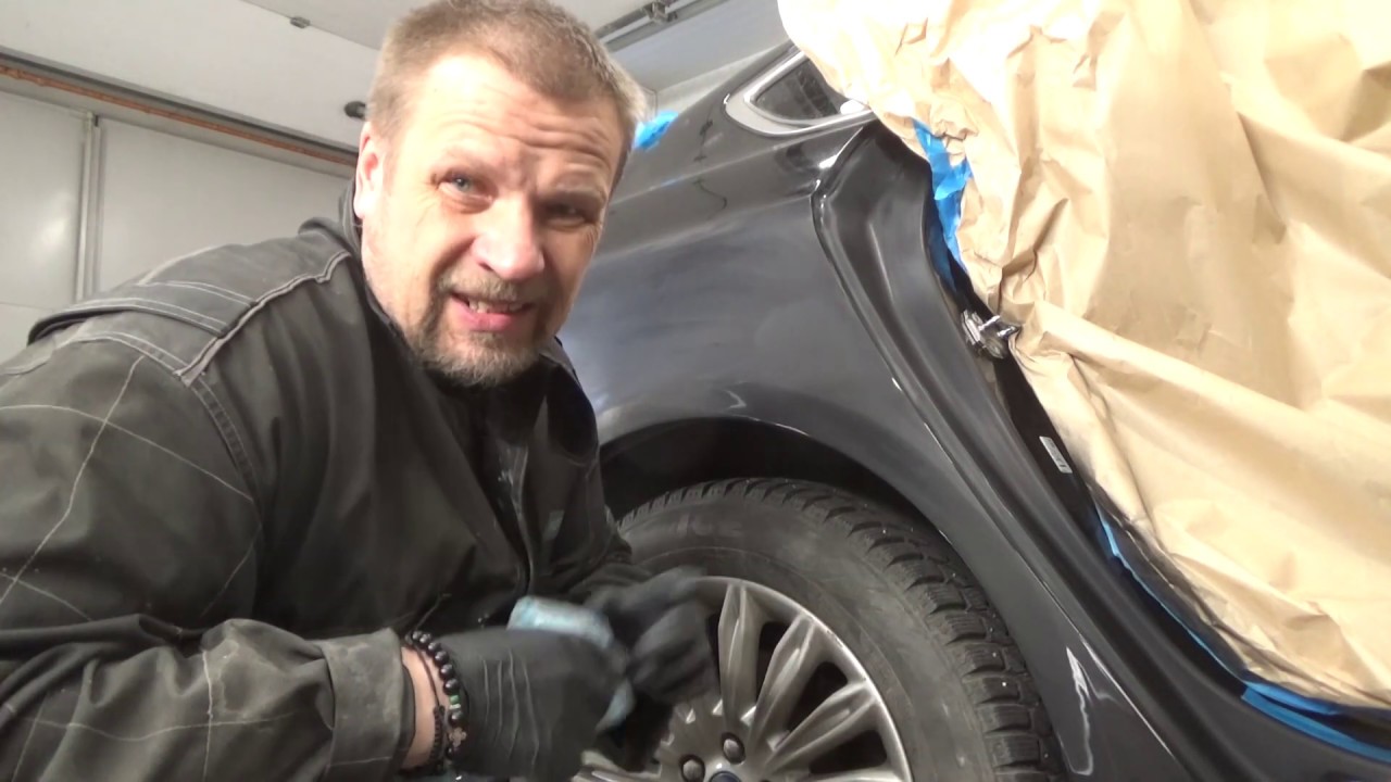 Форд Мондео - покраска задней двери и полировка после покраски. Ford ...