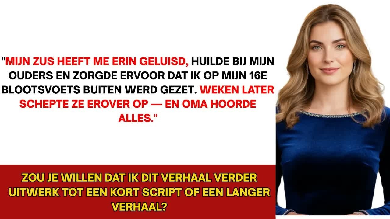 Het was mijn zusje dat huilend naar me wees en zei dat ik papa's geld had gestolen. Niemand vroeg iets. Niemand keek me aan. Ik werd die avond blootsvoets het huis uit gezet, met alleen een...