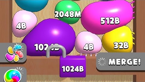 BLOB MERGE 3D MAX LEVEL : 1024B UNLOCK - ANDROID , IOS GAMEPLAY