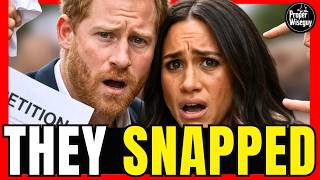 Harry Meghans Fragile Ego On Full Display - Poop Scandal 35K Signatures They Snapped?