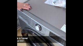 Déballage Machine a Laver LG  2021 Inox brossé