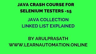 Java Crash course | 15 | Linked list Explained | Tamil screenshot 5