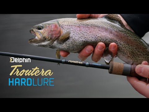 Спиннинг для ловли форели Delphin TROUTERA HardLure 210cm/2-7g/2 секции, видео 1