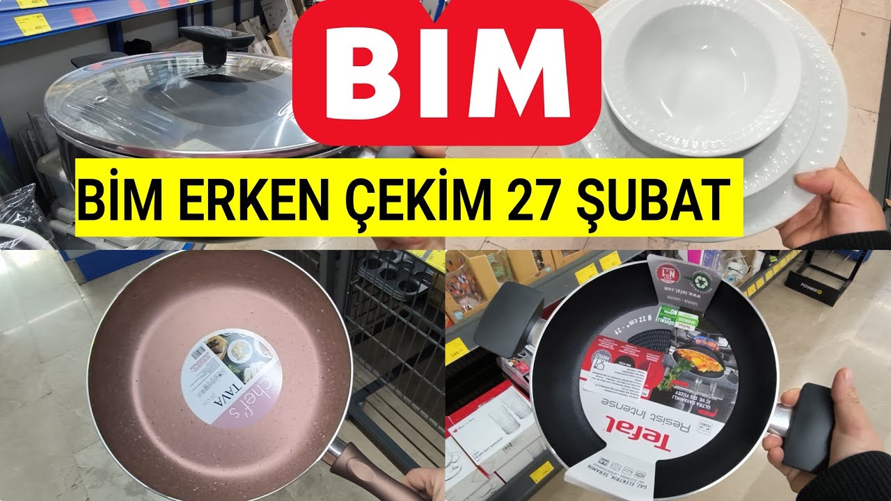 BİM ERKEN ÇEKİM📢BİM 27 ŞUBAT CUMA 2026🔔BİM YEPYENİ AKTÜEL ÜRÜNLER💥BİM BU HAFTA KATALOĞU EFSANE 