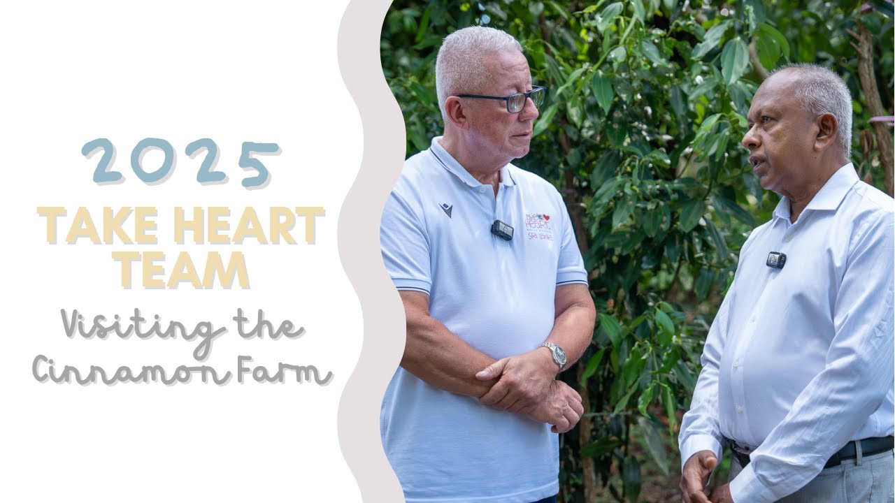 Take Heart Team visiting visiting a Sri Lankan Cinnamon Farm