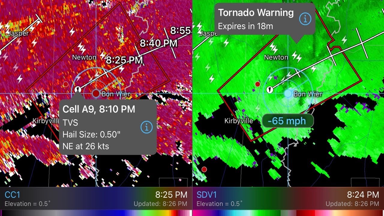Tornado In Bon Wier Texas YouTube