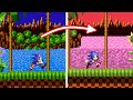 Sonic 1, but Unique Act Palettes! ~ Sonic Forever mods ~ Gameplay