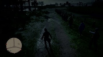 Red Dead Redemption 2 - Bizarre Glitch, huge number of NPC