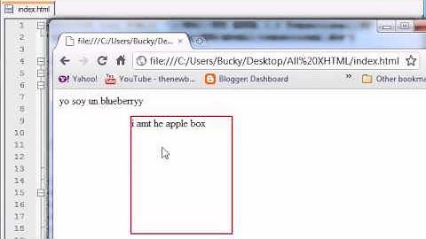 XHTML and CSS Tutorial   36   Absolute Positioning