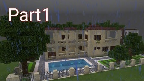 How To Build A Italian Villa In Minecraft (part 1)