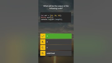 #TestYourJavaScript  43 / 100 JavaScript MCQ & Answer #javascript #programming #coding #procademy
