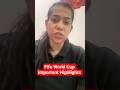 FIFA World Cup 2026 | important Highlights #fifaworldcup