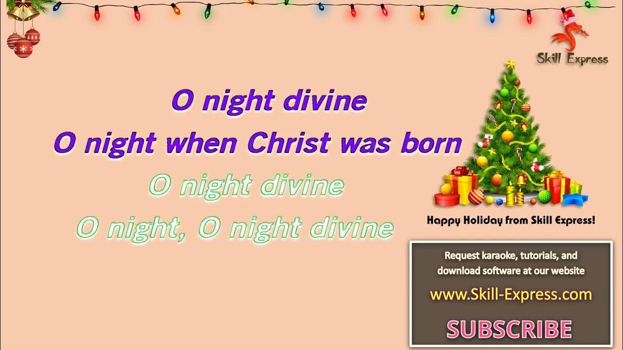 Oh holy night original key karaoke martina mcbride youtube