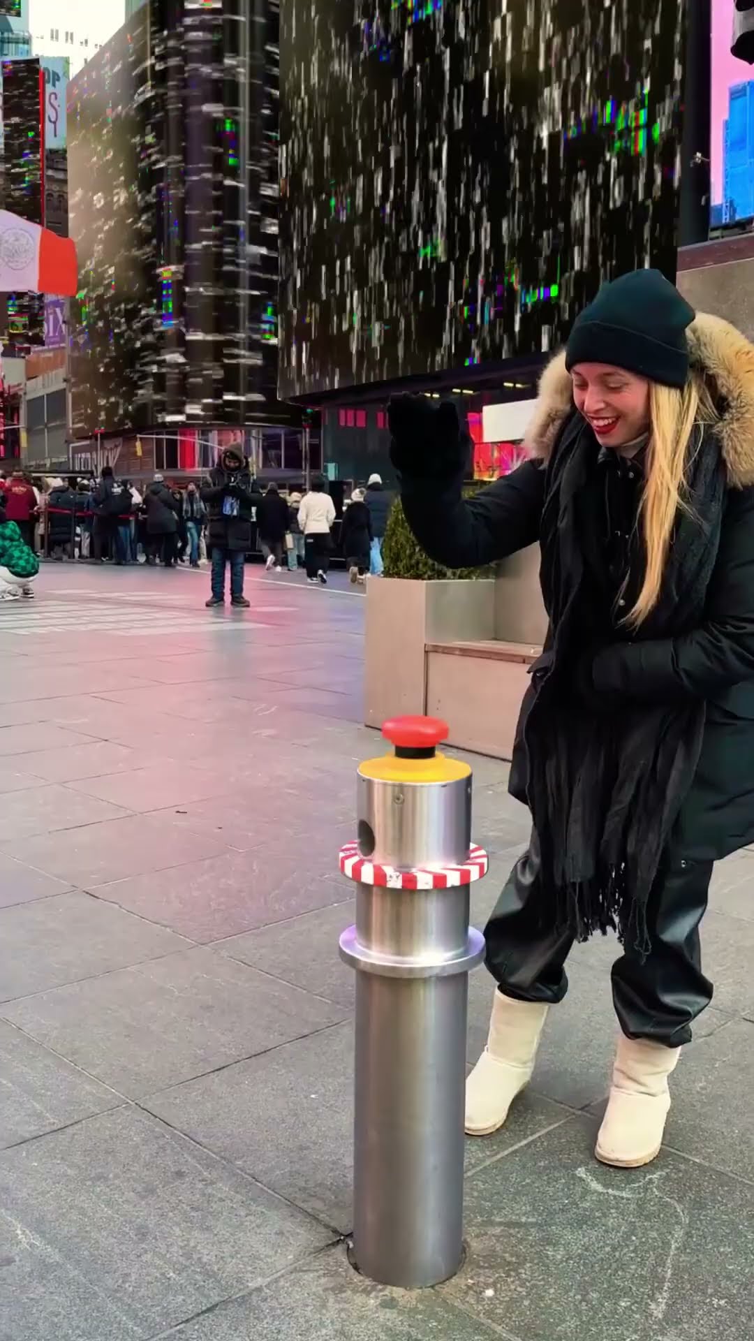Did you know this trick in Time Square? ? #vfx #visualeffects #3d #cgi