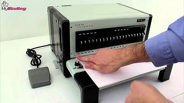 Akiles FlexiPunch E Electric Modular Interchangeable Die Binding Punch Demo