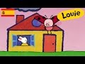 Casa - Louie dibujame una casa | Dibujos animados para niños