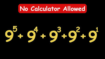 FRANCE OLYMPIADS || No Calculator Allowed #maths