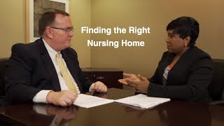 Finding the right Nursing home