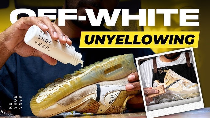 Off-White AF1 Restoration  How to Remove Yellowing 