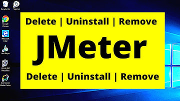 How to Uninstall Delete Remove Apache JMeter on windows 10 | Uninstall JMeter | Delete JMeter