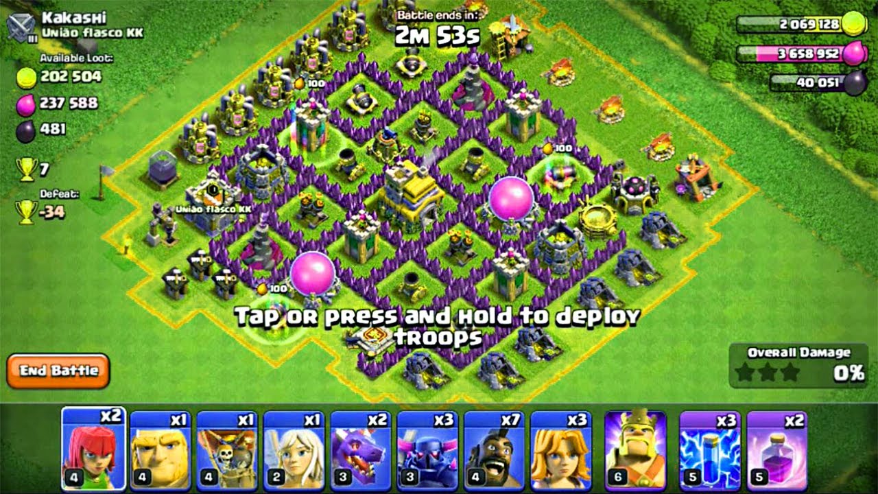 Epic combat build your village troops battle new Android gameplay Clash ...