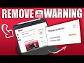 Remove Youtube Warning : Live Demo | Youtube Training