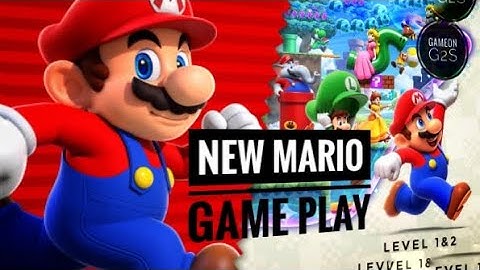 New Mario Game Play | Level 1 & 2 #mario #ytviral  