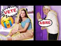 LLORANDO CON LA PUERTA CERRADA PARA VER LA REACCIÓN DE MI PADRE 😭 *BROMA PESADA* | Daniela Golubeva