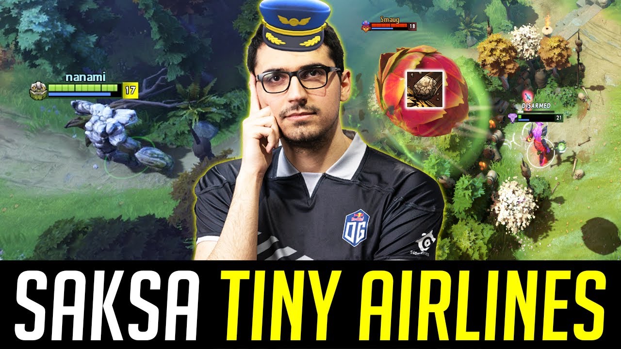 Saksa TINY AIRLINES but it's CARRY! DOTA 2