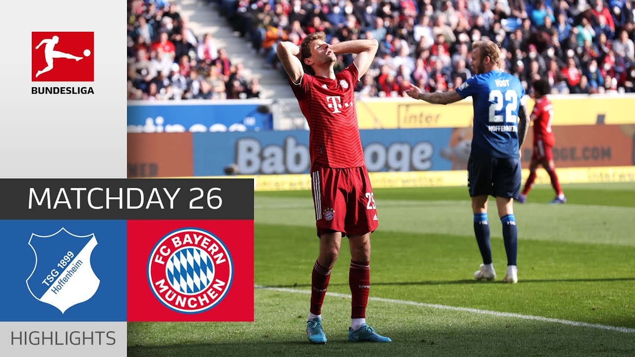 vold Perfekt udredning TSG Hoffenheim - FC Bayern München 1-1 | Highlights | Matchday 26 –  Bundesliga 2021/22 - YouTube