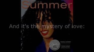 Donna Summer - Mystery of Love LYRICS SHM \