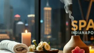 Peaceful City Lights of Indianapolis - Relaxing Spa Background Music