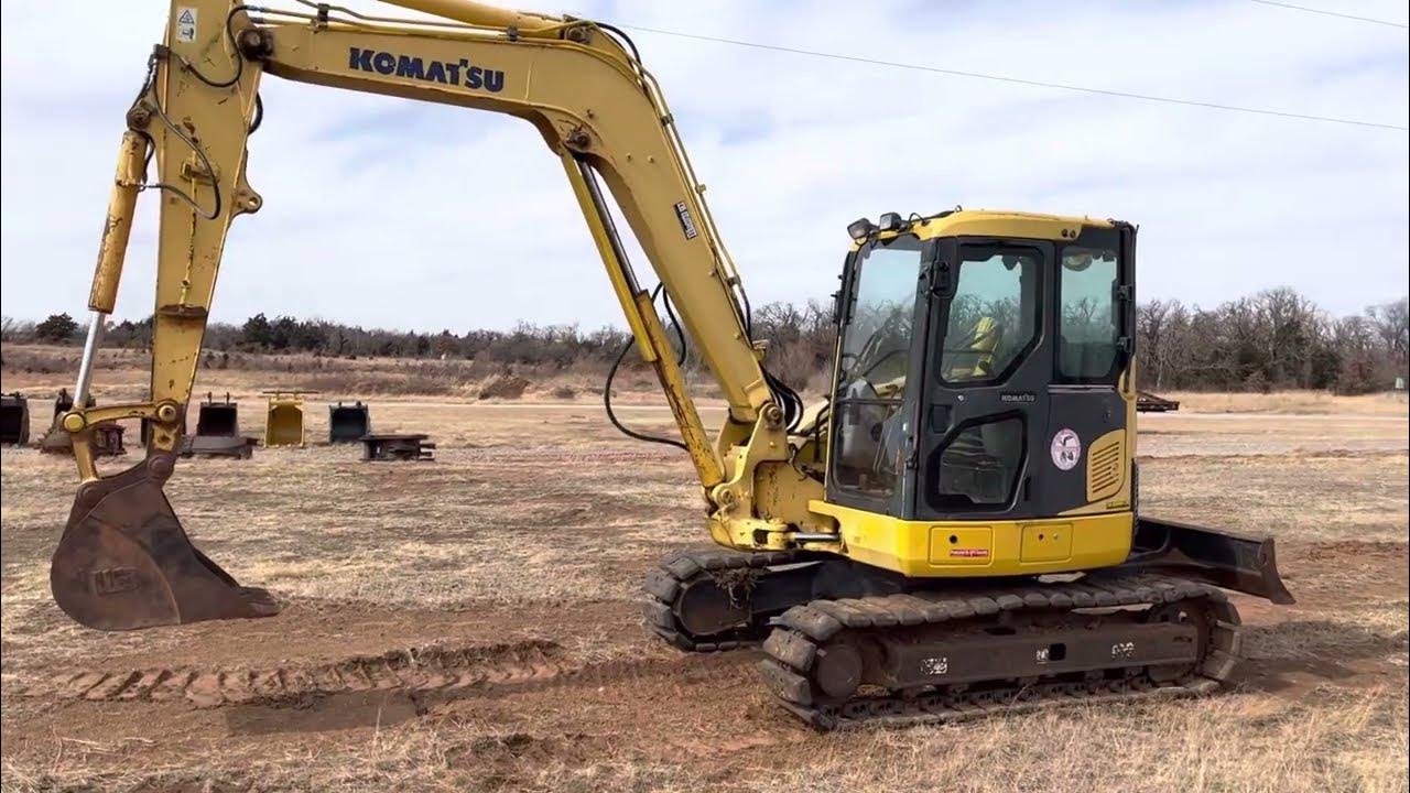 Pattern Control Change - Komatsu PC88MR Excavator - YouTube