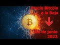 Precio Bitcoin 04 de junio 2022