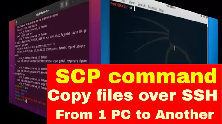 How to use scp command in Linux to copy files using SSH Server  [Hindi]