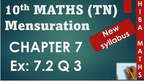 10th maths chapter 7 exercise 7.2 question 3 tn samacheer hiba maths